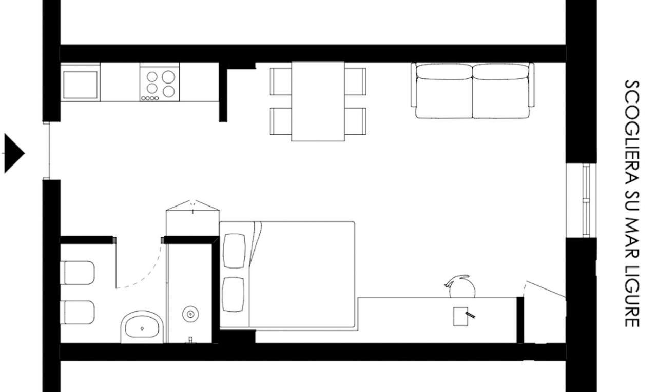 Ca De Ma - Sea Front Apartment เจนัว ภายนอก รูปภาพ
